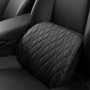 2024 voiture cou oreiller PU cuir lombaire taille Support pour siège mémoire dossier appui-tête coussin Auto <span class=keywords><strong>Gadget</strong></span> accessoires intérieur - Product Image 3