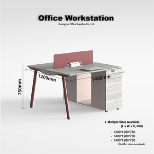 Module de poste de travail double avec configurations multi-utilisateurs extensibles, accès électrique intégré et solutions de stockage configurables - Product Image 3