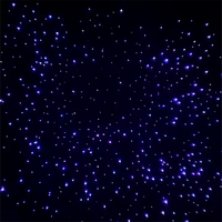 Lumière de ciel étoilé pour voiture, éclairage à fibres optiques, lampe d'ambiance, contrôle musical, éclairage de plafond RGB 16W, personnalisation de voiture DIY