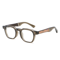 Lunettes d'ordinateur photochromiques rétro carrées 2-en-1 TR90 avec charnière à ressort, anti-lumière bleue, style streetwear