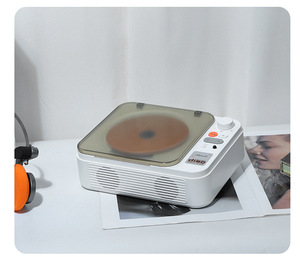 Lecteur <span class=keywords><strong>CD</strong></span> vintage en stock, lecteur d'albums musicaux intégré <span class=keywords><strong>pour</strong></span> haut-parleur, haut-parleur rechargeable, système audio vintage <span class=keywords><strong>pour</strong></span> bébé - Product Image 3