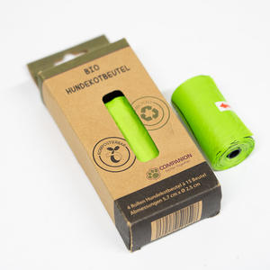 Bolsas de Basura para Exteriores Biodegradables y Compostables al 100%, Ecológicas, con Impresión de Logotipo Personalizado al por Mayor, Bolsas para Excremento de Perro, Bolsas para Mascotas - Product Image 2