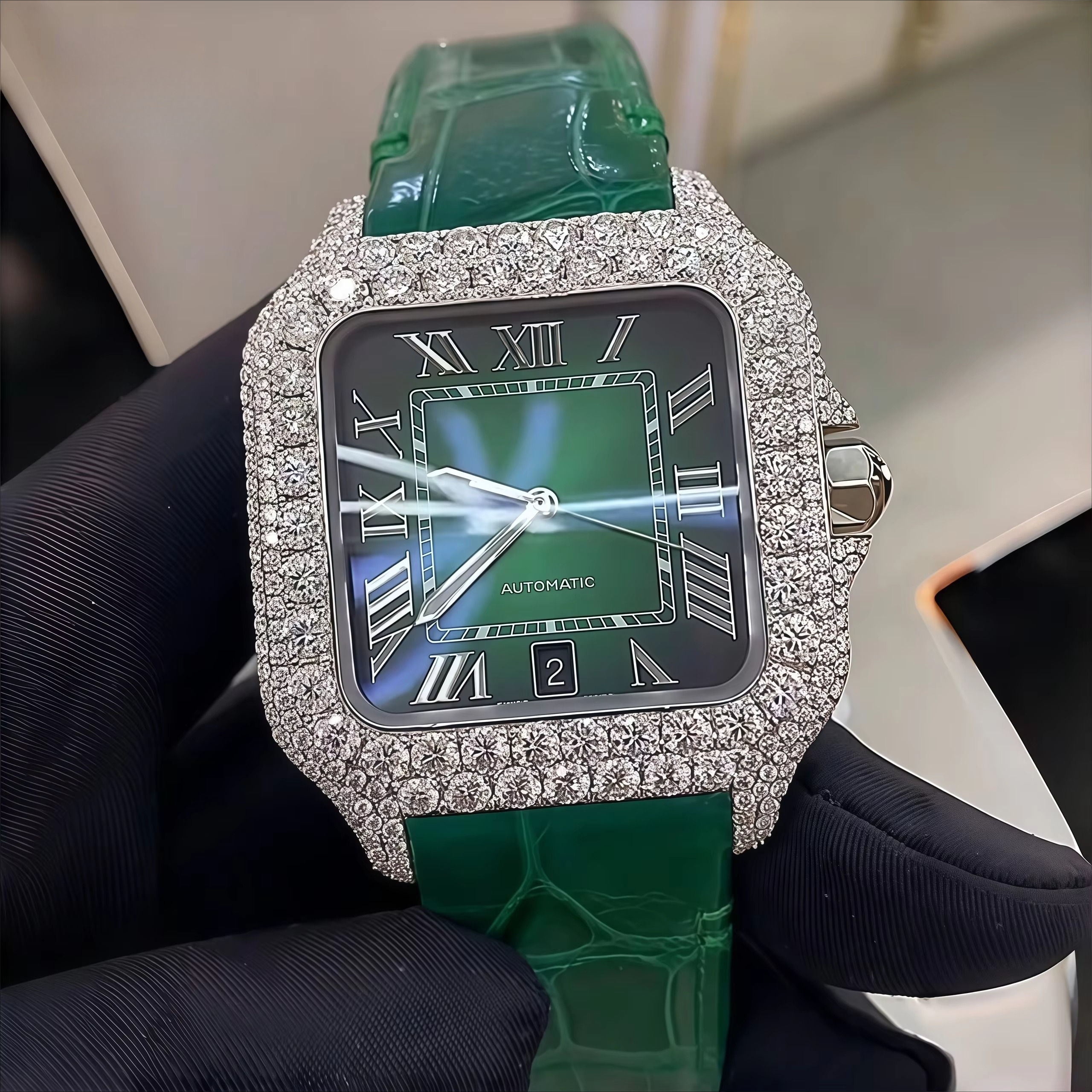 สีเขียว