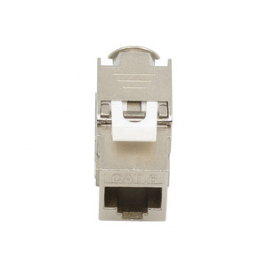Tùy chỉnh Hợp kim kẽm 180 Độ RJ45 kết nối <span class=keywords><strong>FTP</strong></span> cat6A RJ45 <span class=keywords><strong>8P8C</strong></span> RJ45 toolless Keystone Jack Cat6 RJ45 Coupler - Product Image 2