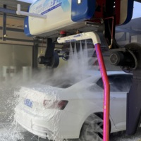 Machine de lavage de voitures entièrement automatique, intelligente, sans contact, haute pression 360° avec sécheuse pour lavage de voitures