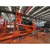 Laveuse rotative à tambour oratoire de conception privée avec action de rotation pour sols alluvionnaires, assurant une capture optimale des métaux précieux