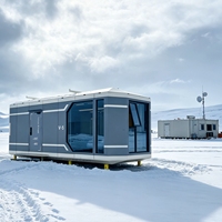 Maison Capsule Résistante à la Corrosion pour Commandes en Gros, Aménagement et Couleur Personnalisés pour Projet de Développement de Complexes de Glamping
