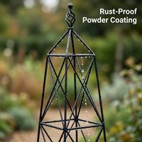 Prix d'usine – Supports de plantes robustes en acier pour jardin, treillis et cadres pour plantes grimpantes et roses – Personnalisable OEM – 3 tailles