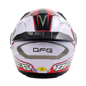 Casque de <span class=keywords><strong>moto</strong></span> intégral modulaire 2026 à prix réduit, en ABS haute densité, avec double visière en PC anti-rayures, certifié DOT, équipement de protection - Product Image 2