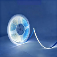 Tira de Luz LED COB de Silicona Flexible de Alto Brillo de 3MM 4MM 5MM 8MM, 5V de Bajo Voltaje, Personalizable, 24V, Color RGB