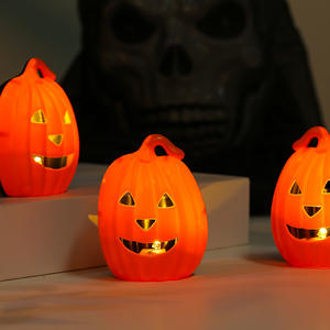 โคมไฟกลางคืนรูปฟักทองตั้งโต๊ะใช้แบตเตอรี่อุปกรณ์ประกอบฉากฟักทองโคมไฟกลางคืนสำหรับเด็ก - Product Image 2