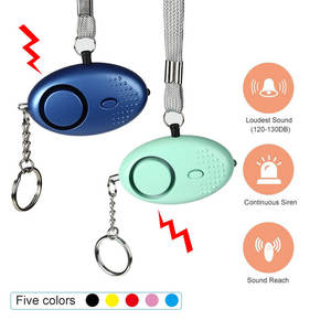 Porte-clés Sonore Puissant (<span class=keywords><strong>DB</strong></span> Élevé) pour Femme avec Lumière pour la Sécurité Personnelle et l'Autodéfense – Porte-clés de Protection en Métal - Product Image 3