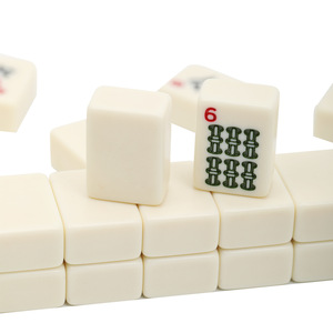 <span class=keywords><strong>Mahjong</strong></span> Américain Wowu Entertainment, 166 Tuiles en Mélamine Gravées, Fabriqué sur Mesure, En Stock, Luxe Tendance, Numéroté en Anglais - Product Image 3
