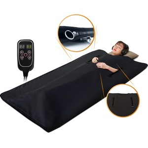 Factory Portable Arm Holes Sauna Blanket Massage <b>Mattress</b> Beauty Equipment 1 Zone Zipper Sauna Blanket for Spa Home Use - Product Image 1
