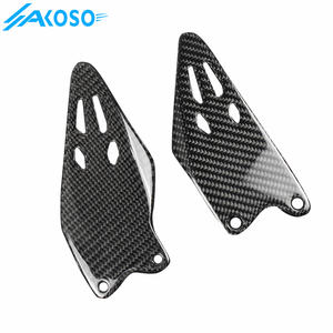 AKOSO 3K de fibra de carbono seco para motocicleta, reposapiés, protectores de talón para <span class=keywords><strong>Kawasaki</strong></span> <span class=keywords><strong>Ninja</strong></span> 2019 2020 2021 2022 <span class=keywords><strong>2023</strong></span> 2024 - Product Image 6