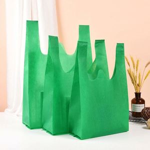 กระเป๋าหิ้วช้อปปิ้งแบบแขวนได้ สีฟ้า ทำจากผ้า PP ไม่ถักทอ ราคาถูก สำหรับขายส่งเพื่อการส่งเสริมการขาย - Product Image 4