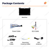 MEKEDE 4 cœurs, autoradio GPS, navigation, Car-play, multimédia automobile, 2+32 Go, Android Auto pour Toyota Prado ancien modèle