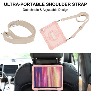 เคสแท็บเล็ตแบบหมุนได้ ทนทาน กันกระแทก สำหรับนักเรียนหญิง ใช้ในธุรกิจ B2B ขายส่ง สำหรับ <span class=keywords><strong>iPad</strong></span> <span class=keywords><strong>Air</strong></span> 13 นิ้ว รุ่น M2 M3 M4 - Product Image 2