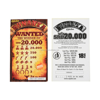 Prix de gros Pas cher Top Qualité Coloré Break Open Billets Pull Tabs Cartes de Jeu Billets