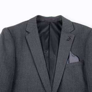 <span class=keywords><strong>Abito</strong></span> da <span class=keywords><strong>uomo</strong></span> Casual Casual da <span class=keywords><strong>uomo</strong></span> a righe <span class=keywords><strong>grigio</strong></span> coreano <span class=keywords><strong>abito</strong></span> professionale in due pezzi traspirante di prima qualità - Product Image 3
