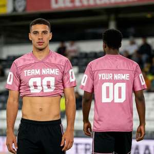 Maillot de sport respirant à manches courtes en tricot pour homme, coupe classique, motif drapeau national, souvenir, hockey et football - Product Image 1