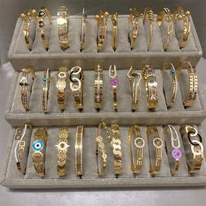 Fashionable Stainless Steel Ladies Jewelry <strong>Rose</strong> <strong>Gold</strong> Plated <strong>Bangle</strong> for Sale - Product Image 3