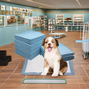 Almohadilla para orinal de cachorro desechable súper absorbente 60*60 almohadilla de orina para mascotas de estilo de madera para perros estilo de moda - Product Image 2