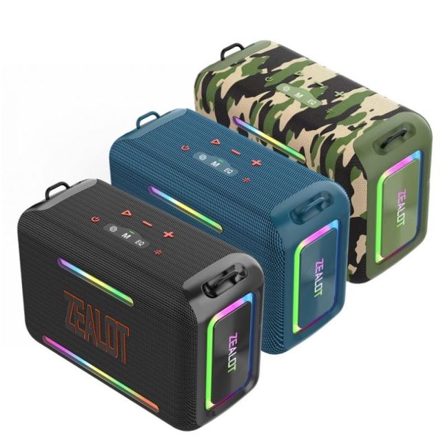 Zealot S95 120W Portable Outdoor Speaker 80W Stereo Sound With Bass Ipx6 Waterproof Led Light Outdoor Wireless Speakers
