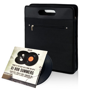 Sac de transport pour disque vinyle LP Records Étui durable pour albums vinyle pour la plupart des disques vinyle 7 "10" 12 "LP Étui de <span class=keywords><strong>rangement</strong></span> pour <span class=keywords><strong>CD</strong></span> vinyle - Product Image 2