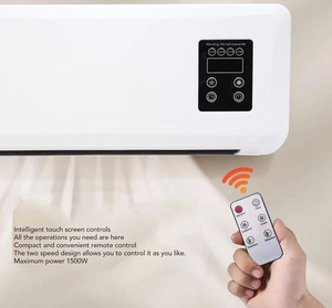 Chauffage électrique mural/de bureau 2-en-1 1800W et <span class=keywords><strong>climatiseur</strong></span>, thermostat réglable, rafraîchisseur d'air automatique pour la maison et les hôtels - Product Image 5