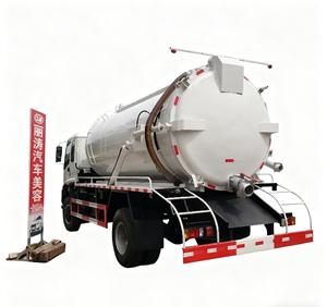 Camion d'aspiration des eaux usées Euro4 4000 litres 8 tonnes 4X2 - Haute efficacité pour le dragage des rivières - Product Image 6