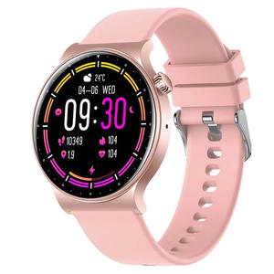 Montre connectée KR08, nouveau modèle, pour appels, musique, fréquence cardiaque, pression artérielle, oxygène sanguin, suivi du sommeil, météo, sport, comptage des pas, IPS - Product Image 1