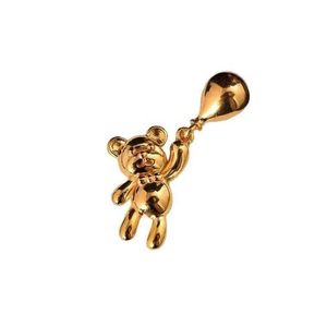 Xinfly Au750 Or 18K, Breloque Ours Ballon, Design Mignon et Simple, Anti-âge, pour Cadeau, Bracelet, Collier, Boucles d'oreilles DIY et Pendentif - Product Image 1