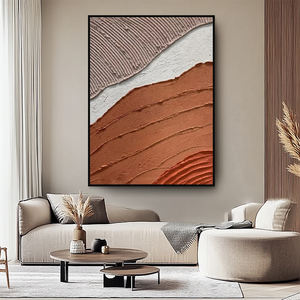 Original Home Decor peint à la main moderne bleu océan oeuvre <span class=keywords><strong>coucher</strong></span> <span class=keywords><strong>de</strong></span> <span class=keywords><strong>soleil</strong></span> côtier mur Art abstrait paysage marin peintures - Product Image 5
