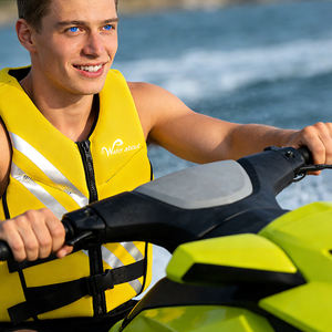 Nouvelle Veste de Sauvetage Jaune 2026 pour Hommes, Grande Taille, Haute Flottabilité, pour Surf, Bateau et Natation, Réfléchissante, en EPE, <span class=keywords><strong>à</strong></span> Prix Abordable - Product Image 5