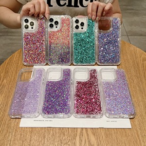 Grand compte-gouttes à paillettes colle coque de téléphone pour <span class=keywords><strong>Moto</strong></span> G10/20/30 Amérique du Sud Offres Spéciales <span class=keywords><strong>3</strong></span> en 1 housse de téléphone pour Samsung S25 Edge - Product Image 6