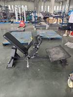 Équipement de fitness professionnel pour salle de sport - Chaise romaine en acier pour musculation, banc d'extension dorsale avec fonction de sécurité, utilisable comme machine à poussée de hanche