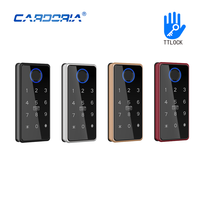 TTLOCK APP Serrure numérique à empreinte digitale et à code pour armoires de gym Serrures d'armoire de meubles en alliage d'aluminium avec intégration APP