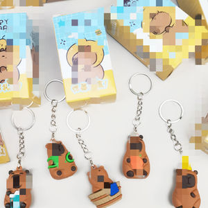 Juego de caja ciega sorpresa con adorables llaveros temáticos de hámster, figuritas de animales de dibujos animados coleccionables, juguetes para niños, Idea de regalo divertida - Product Image 2