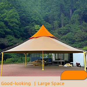 Nuevo diseño de carpa de glamping para exteriores, tipo extendido, con estructura de acero galvanizado, tela Oxford, resistente a los rayos UV, ideal para bodas, fiestas y eventos de verano. - Product Image 5