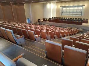 Используется в кинотеатре, лекциях, конференц-залах, складные кресла vip для аудитории с медленным возвратом, сиденья с письменным столом - Product Image 6