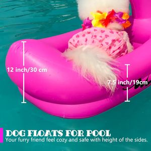 Flamingo Rosa Inflable de PVC, Piscina Flotante para Mascotas, Estándares de la UE y EE. UU. - Product Image 4