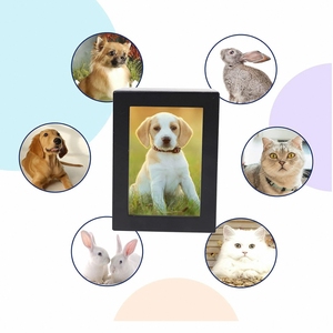 개, 고양이, 새의 재를 저장하는 독특한 나무 애완 동물 장례용품 - Product Image 3