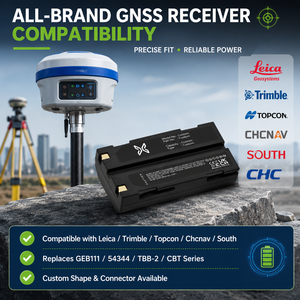 Batterie de remplacement Li-ion personnalisée pour récepteur GPS GNSS Trimble, Chcnav, South CHC – Pièce OEM pour la topographie - Product Image 3
