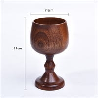 Coupe à vin rouge en bois écologique à succès, coupe à champagne portable