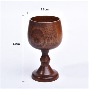 Хит продаж, экологически чистая деревянная чашка для красного вина, портативная чашка для шампанского - Product Image 3