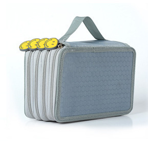 Besderwill công suất cao xách tay Túi bút với 3 ngăn vải bút chì Pouch trường hợp cho học sinh trung học và trẻ em Quà tặng - Product Image 4