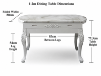 Ensemble de table à manger pliable multifonctionnel extensible, style moderne minimaliste, bois massif, marbre, carré à rond, pour la maison
