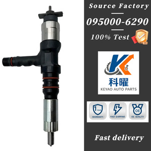 Injecteur diesel haute pression Common Rail Kay 095000-6290 pour excavatrice J05E, buse électrique - Product Image 5