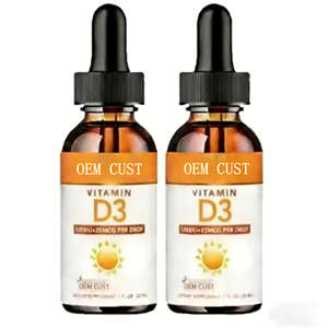 Bebekler ve Yetişkinler için Organik Sıvı Vitamin D3 Damlaları Kalsiyum Magnezyum Çinko Takviyeleri ile - Geliştirilmiş Kemik Yoğunluğu - Product Image 1